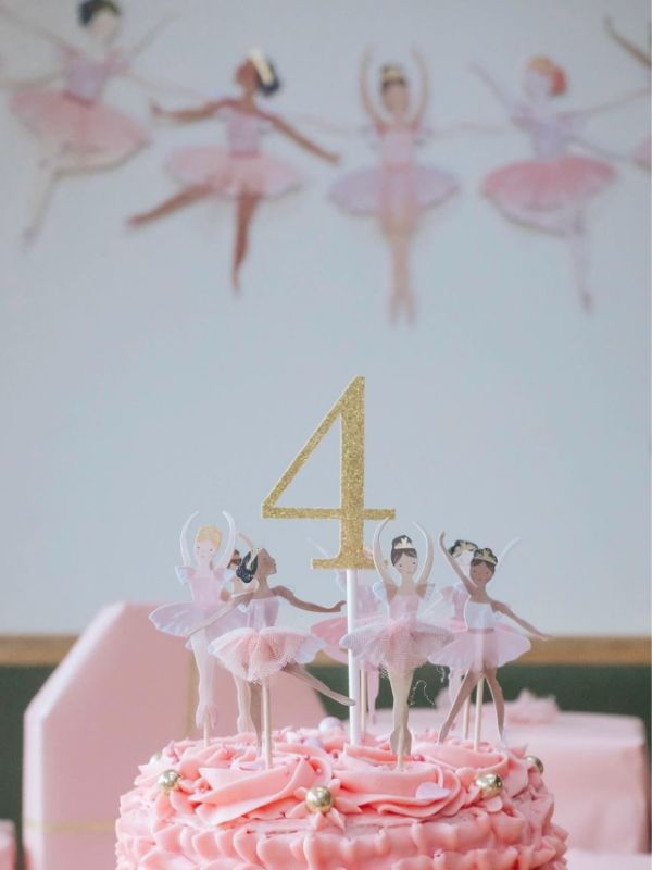 Ballerina Birthday Party cake