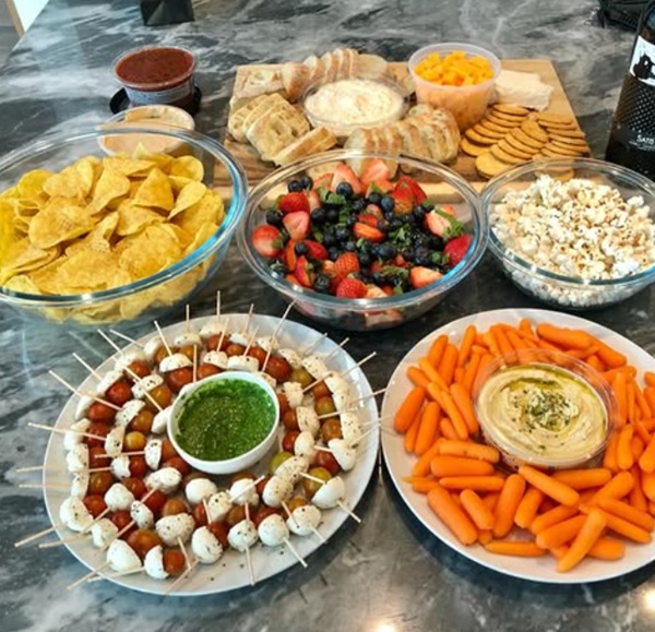 Healthy Kids Birthday Party finger foods