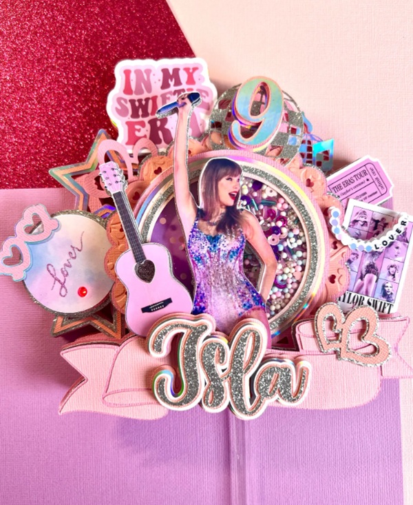 Personalized Taylor Swift Cake Topper