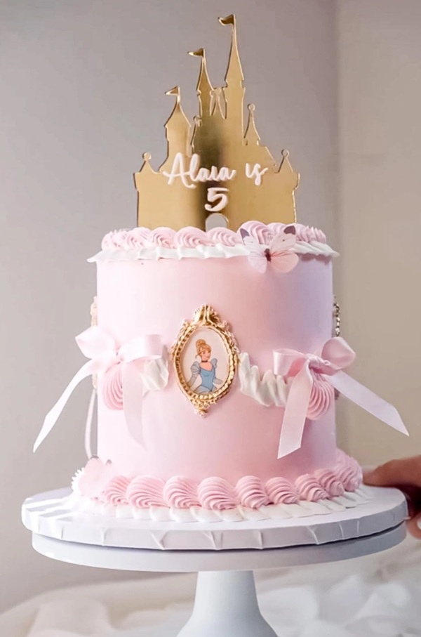 Princess Castle Cake Topper Personalized