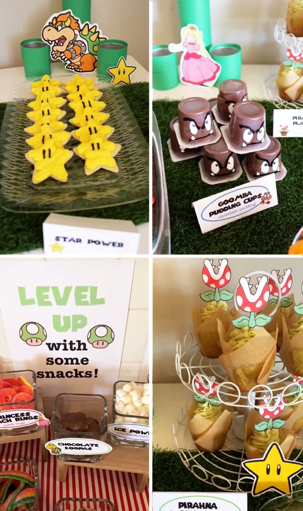 Super Mario Treats and Level Up Snack Station