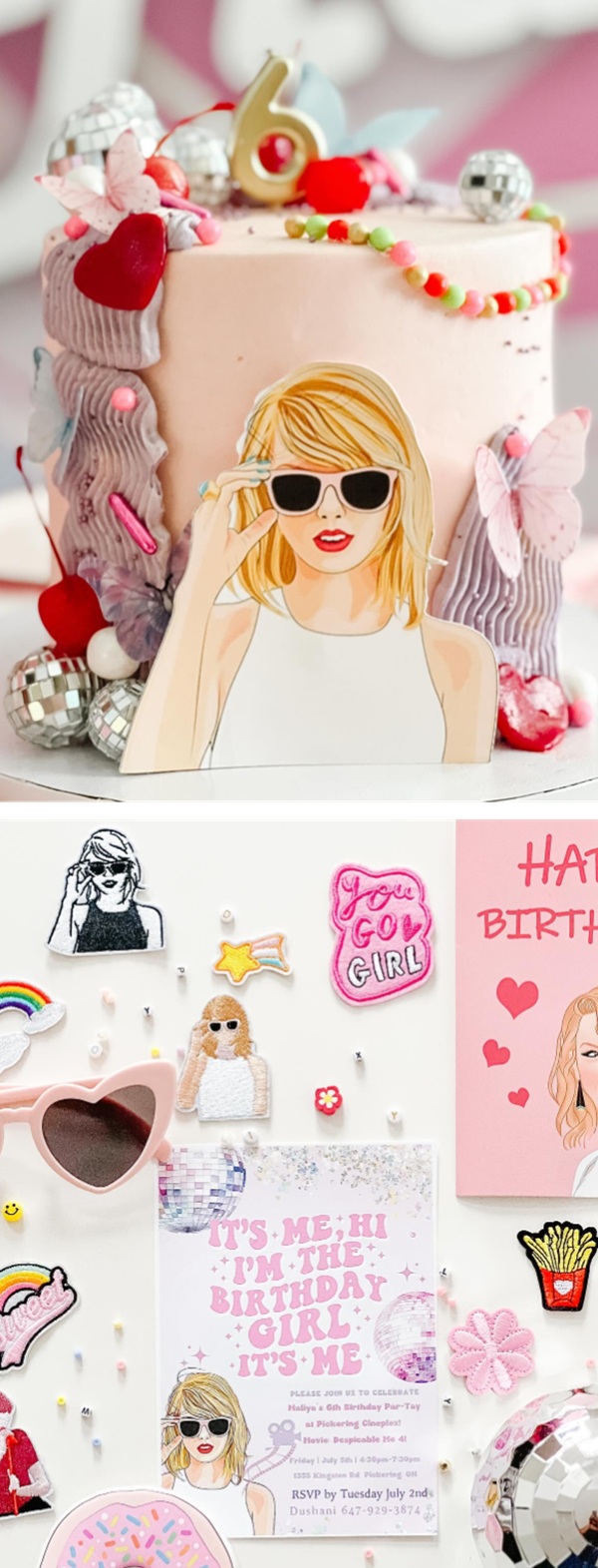 Taylor Swift themed 6th birthday