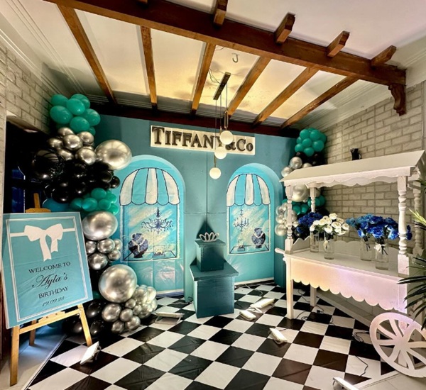 Tiffany and co themed birthday