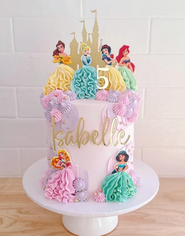 disney princess cake for 5th birthday