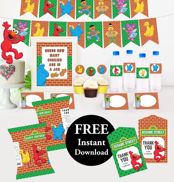 Free Sesame Street Printable 