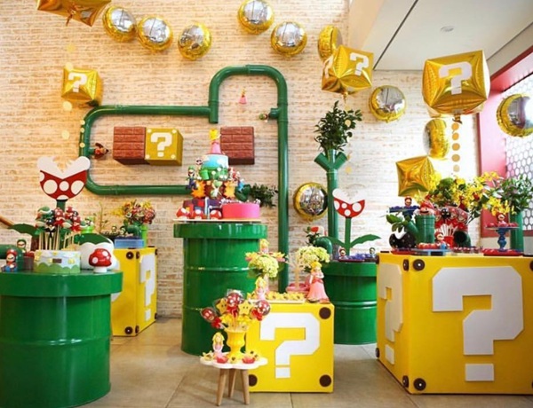 green pipes backdrop