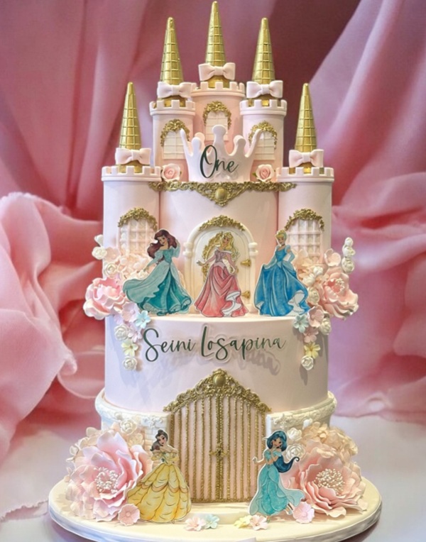 pretty princess cake