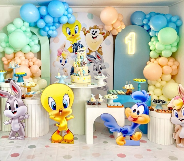 Baby Looney tunes first birthday