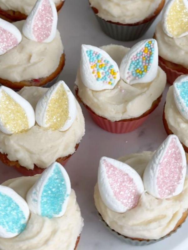 Bunny Ears Cupcakes
