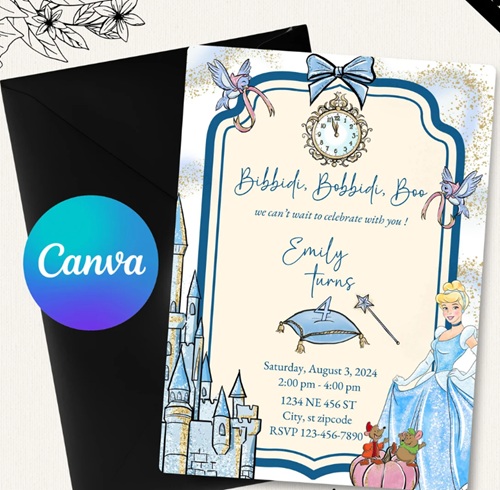 Cinderella Invitation
