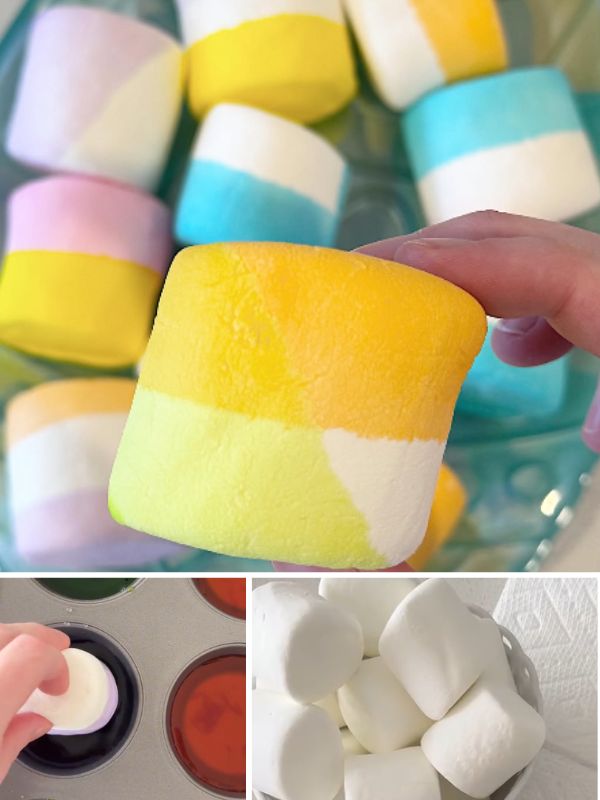 Easter Dip-Dyed Marshmallows