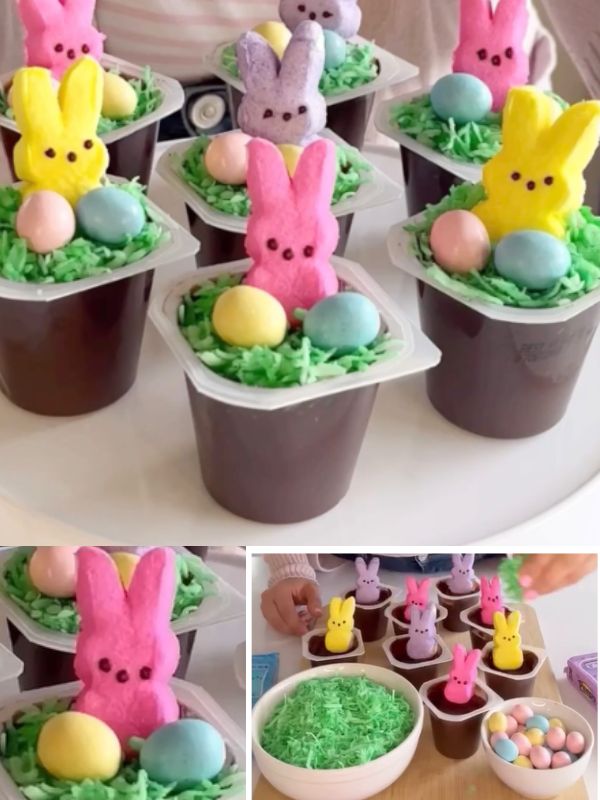 Easter Dirt Cups