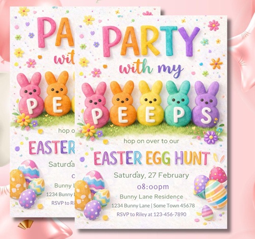 Easter Egg Hunt Invitation