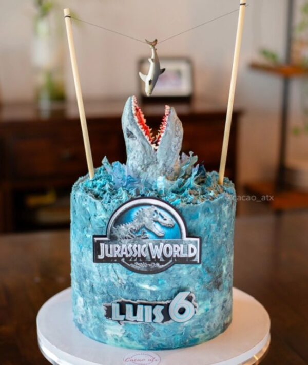 Epic Mosasaurus Cake