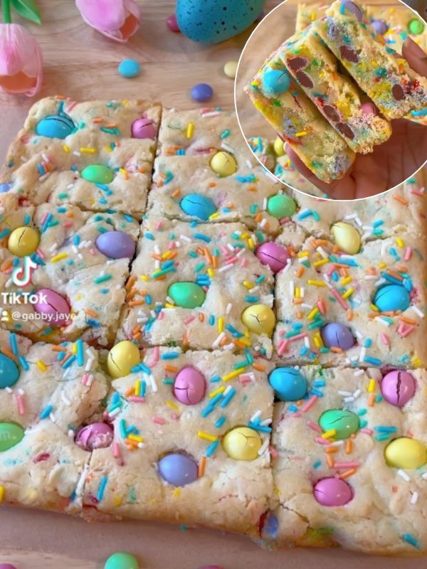 Funfetti cookie bars