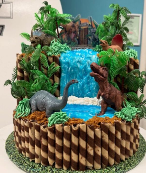 Jurassic Park Chocolate Cake