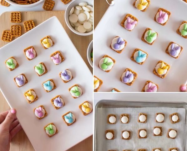 MandM Chocolate Bunny Treat