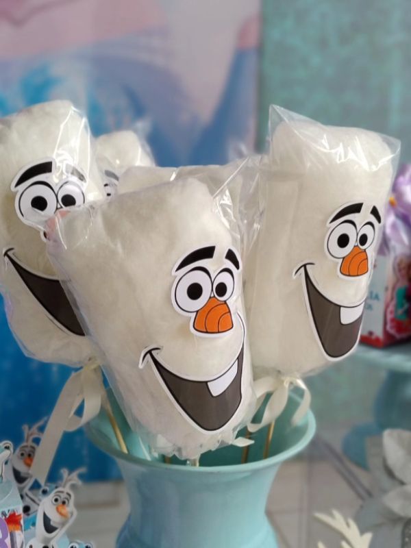 Olaf floss candy