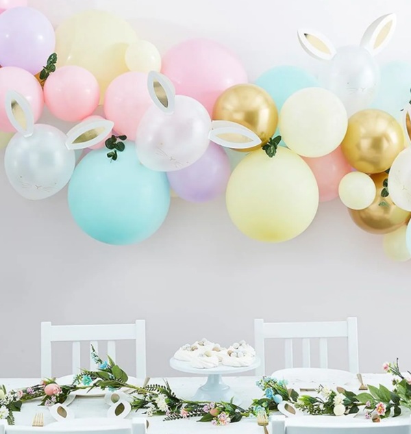 Pastel Bunny Balloon Arch Kit