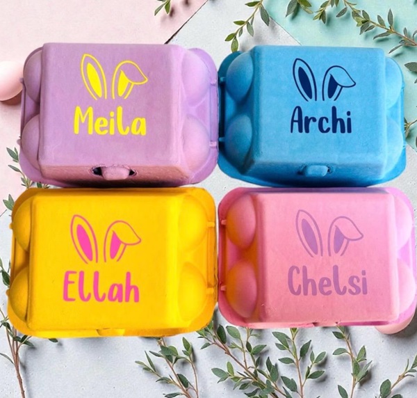 Personalised Easter Egg Carton
