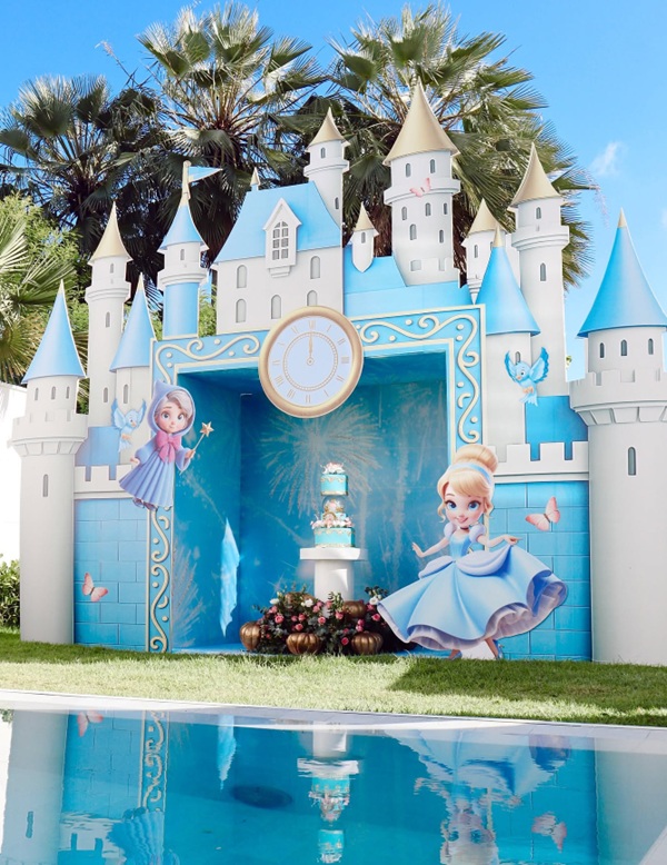 cinderella castle backdrop