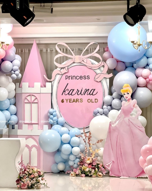 cinderella in pink birthday