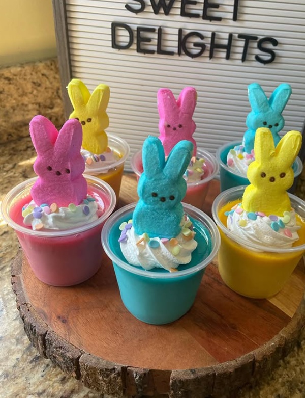 easter jello cups