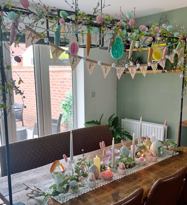 easter table centerpieces