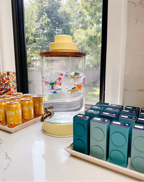 lego themed water dispenser