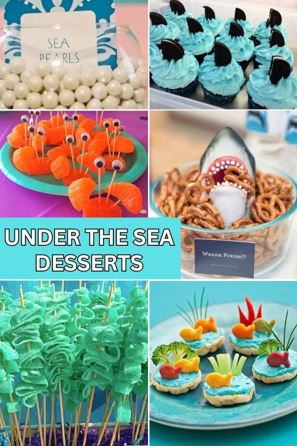 Beach and Under the Sea Birthday Party Food Ideas