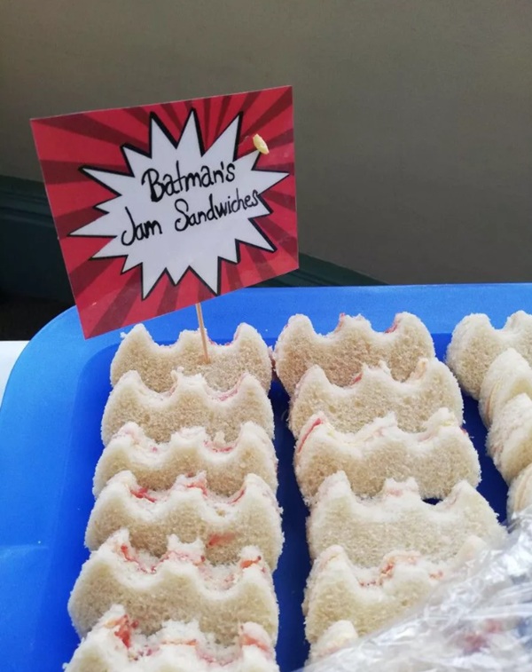 batman jam sandwiches