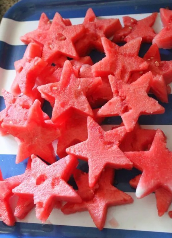 captain america watermelon stars