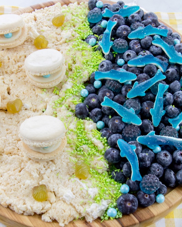 cutest ocean themed snack board