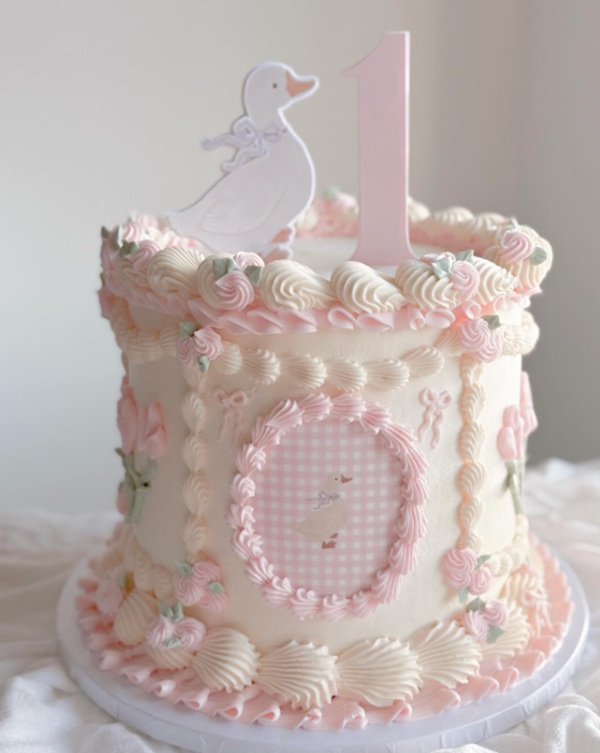 one silly goose party cake