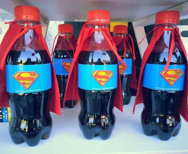 superman cape drink bottles