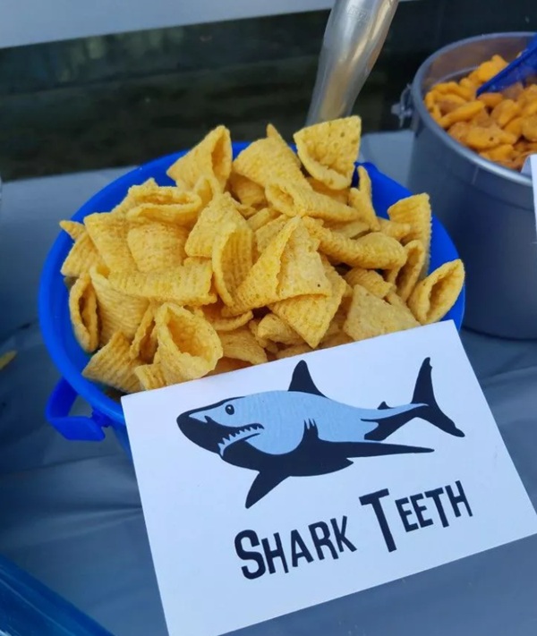 under the sea shark labels