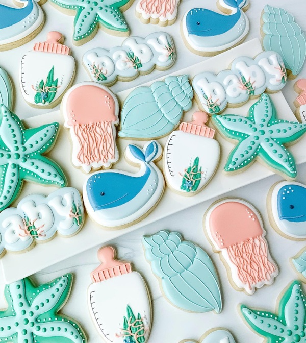 under the sea themed cookies