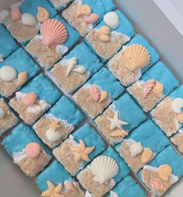 under the sea themed rice krispies