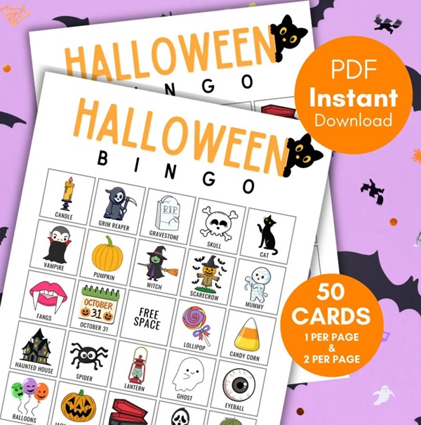 Halloween Bingo Cards