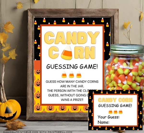 candy corn guessing game