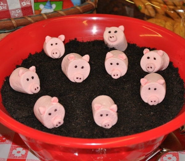Muddy Pig Pudding Cups