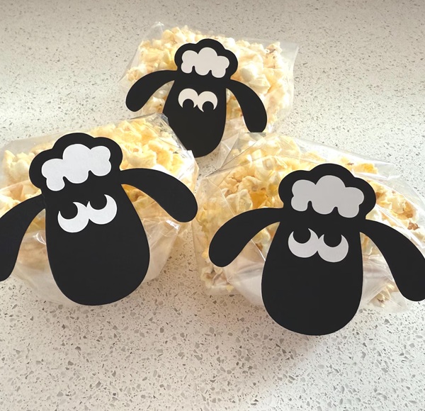 Sheep Popcorn Bags