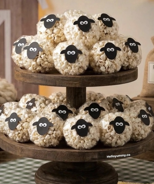Sheep Popcorn labels