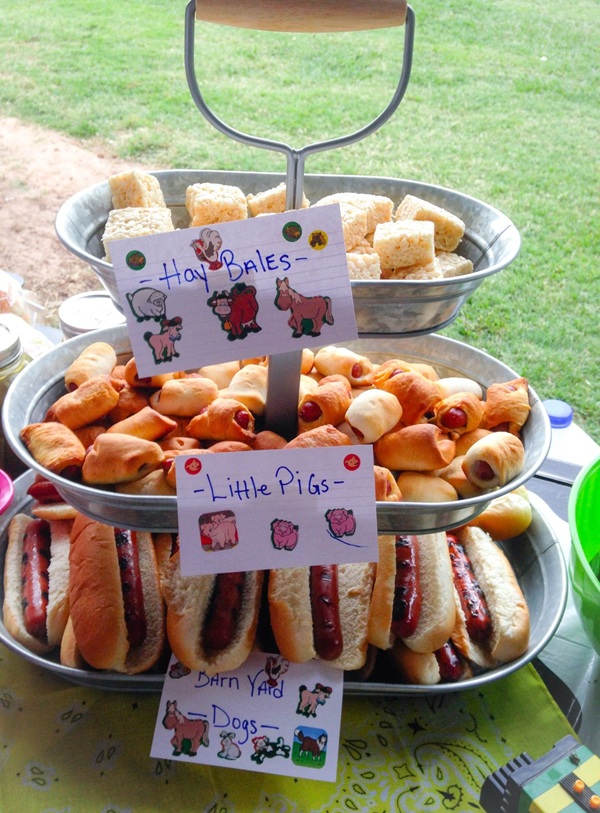fun farm animal birthday food