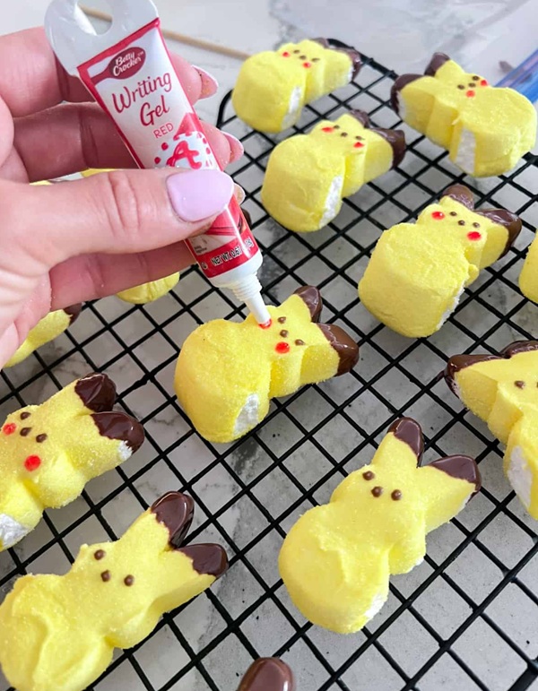 easy pikachu marshmallow peeps